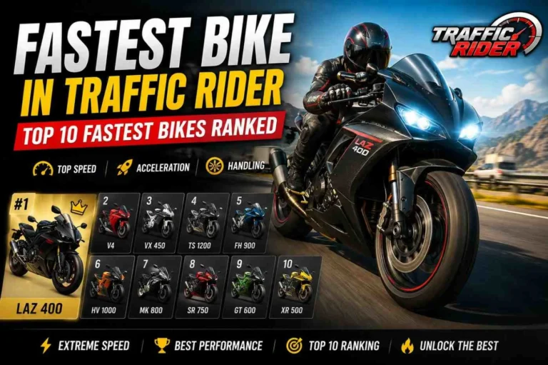 fastest bike in traffic rider